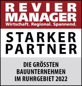 Logo der größten Bauunternehmen im Ruhrgebiet 2022